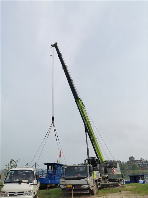 云州区桥梁建设吊装案例